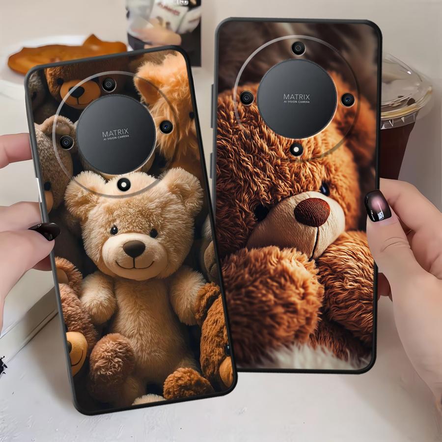 Funda Phone Cover Case for Honor Magic5Lite X9a X7 70 X6 200 400 Lite X5b 90 X8 8X Simple Bear