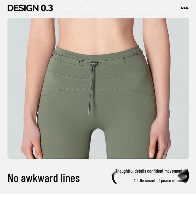 Pantaloni Yoga Elastici a 5 Punti Nord America: Leggings da Ciclismo Fitness Aderenti, Che Segnano il Punto Vita, Modellanti, Sollevanti Glutei.