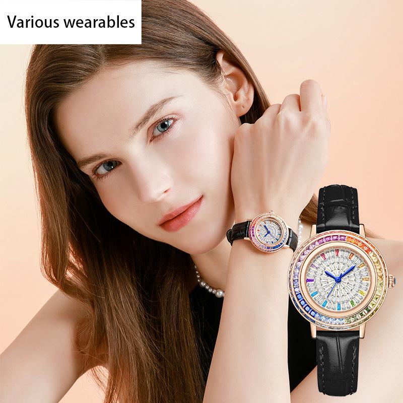 New Gypsophila High-end Niche Light Luxury Diamond Jewelry Crystal for Women