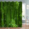Woodland Shower Curtain Birch Trees In The Forest Natural Outdoor Scenery Polyester Fabric Bath Curtains Bathroom Decoration