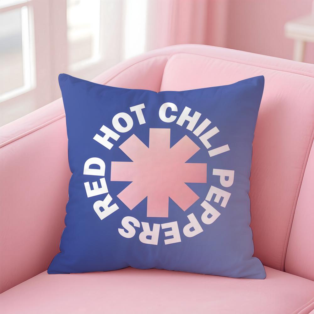 Red H-Hot Chili Pepperss Cushion Cover Comfortable Reversible Pillow Cover Ideal For Car Sofa Bedroom & Beyond