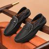 Fashion Fashion Men Casual Shoes Breathable Comfort Slip-on Men Walking Shoes Genuine Leather Men Loafers All-match Lazy Shoes Moccasins