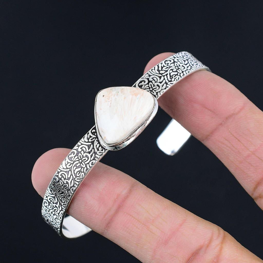 Töchtertag Sale Trillion Skolezit Edelstein 925 Silber Schwester Armreif Schmuck