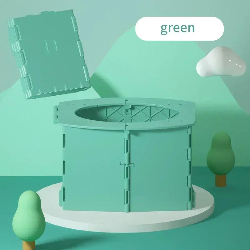 Bærbart babyguttetoalett Toalettsete Babyjentegryte Toalettskål Sammenleggbar pottetreningsgryte Utendørs reisegryter Barnesete Babypotte