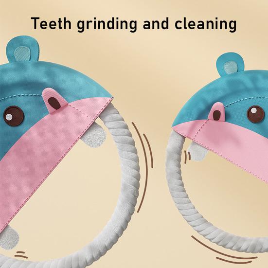 Pet Toys with Rope Loop Gum Massage And Tartar Cleaning Teething Toy Round Shape Dog Chew Toy Resistant to Biting Dog Play