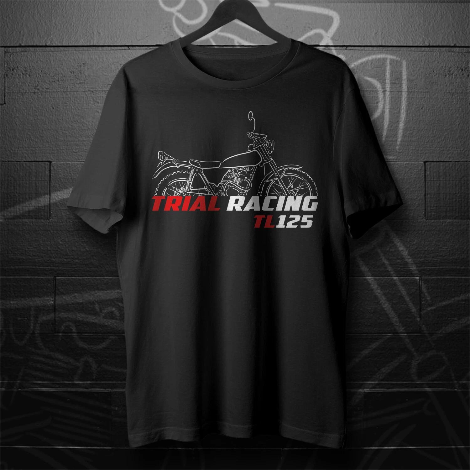 Black men s and women s T-shirt Honda TL 125 & Trials 1973-1988 - Motorcycle XXXXL
