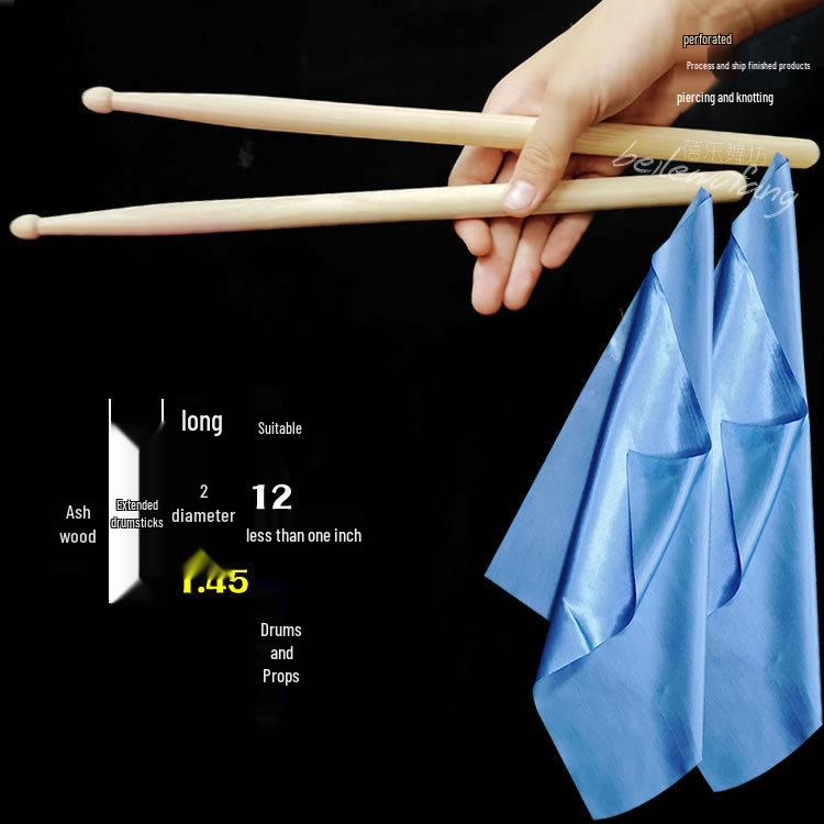 Solid Wood Drumsticks & Mallets for Adults & Kids: Perfect for Waist Drums, Kindergarten Programs, Square Exercises, and Rehearsals