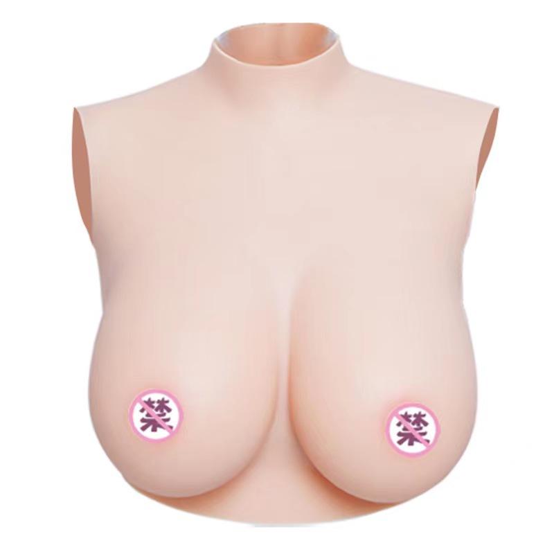 Brustform Silikon Fake Boob für Männer Gay Sissy Crossdresser ABCDEGH Cup Fake Silicon Chest Cosplay für Crossdresser