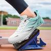 Men Women Spikes Track And Field Shoes Professional Nail Running Shoes Unisex Leather Speed Athletics Sneakers Outdoor Training