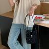 Flower Printed Pleated Cloud Crossbody Bag Lightweight Folded Slant Bag Phone Shoulder Bag  Daily
