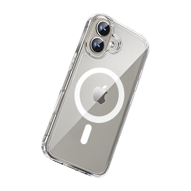 

Jingdong Crafted Clear MagSafe Case with Kickstand for iPhone 16