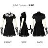 Brightlara Halloween Cosplay Black White and Costume, Cat, Cat, More, cos059-BK-XL