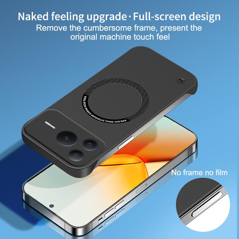 Ultra Lightweight Bezel-less Magnetic Case For Honor Magic 6 7 8 Pro Lite Win Power 2 400 Pro Matte Skin Feel Hard Phone Cover