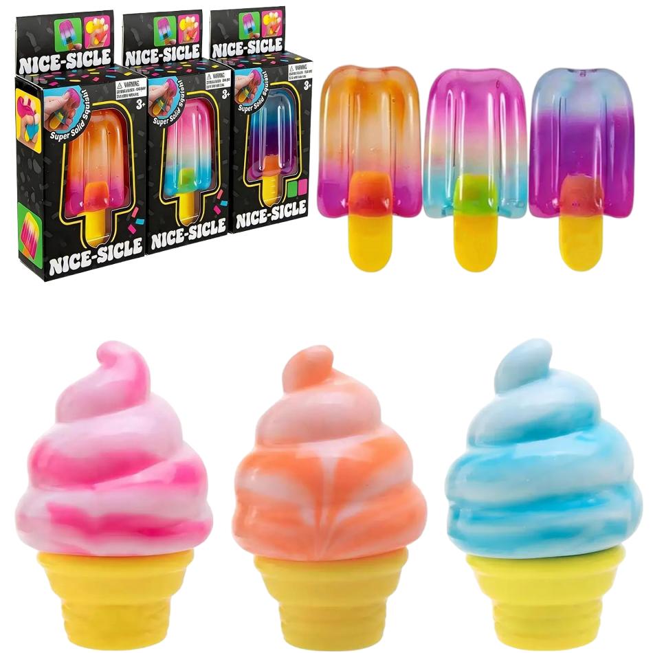Cubo By Schylling Juguete Sensorial para Apretar Color Helado Squishy Alivio del Estrés Juguetes Fidget Niños Adultos Coleccionable