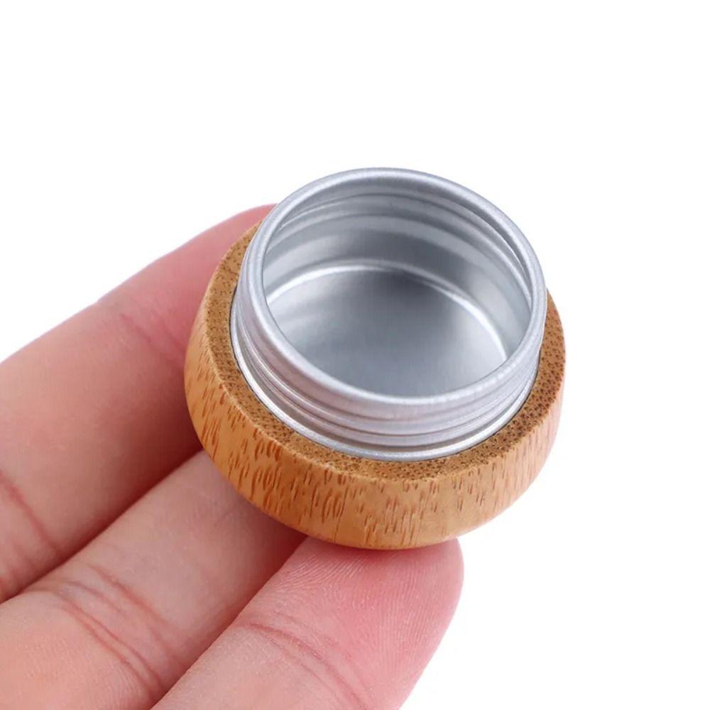 Refillable Cosmetic Container Portable Empty Balm Box Reusable Small Aluminum Cans Travel