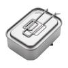 Multi-Functional Titanium Lunch Box with Handle for Outdoor Cooking