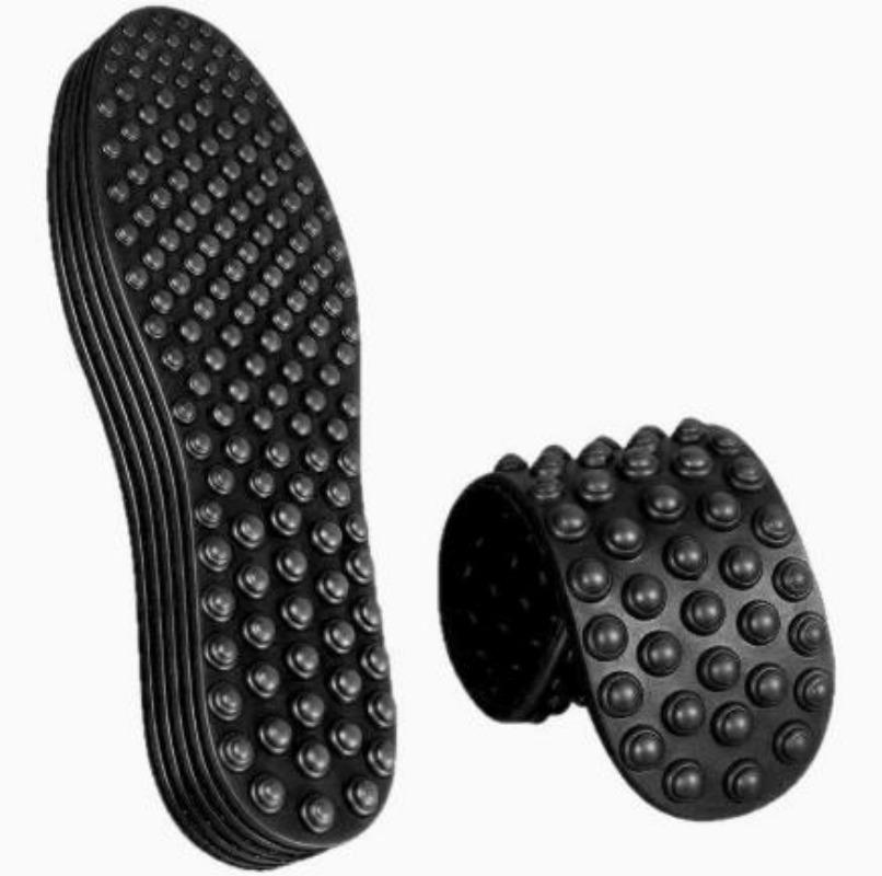 5pairs 5D Foot Full Palm Massage Insole for Men Women Anti Slip Foot Relieve Foot Fatigue Pressure Soft Sports Casual Sole Pads