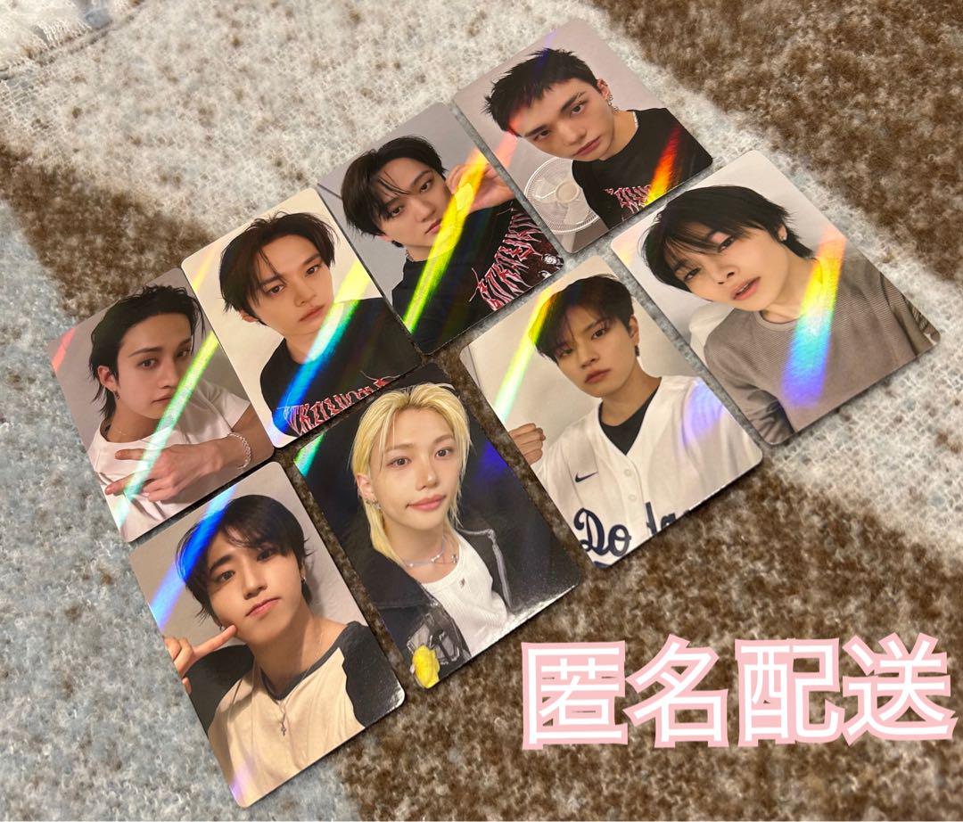 

[USED] Stray Kids Karma Trading Card HMV Bonus A Hologram Complete Set of 8 Stray Kids