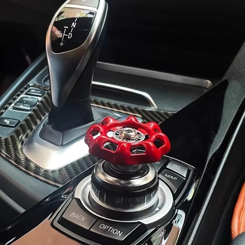 Car Central Control Knob 3D Faucet Valve Car Engine Ignition Start Stop Button Cover Car Button Cover Car Interior Ornament