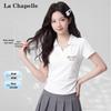 La Chapelle Women's Summer Slim-Fit Polo T-Shirt