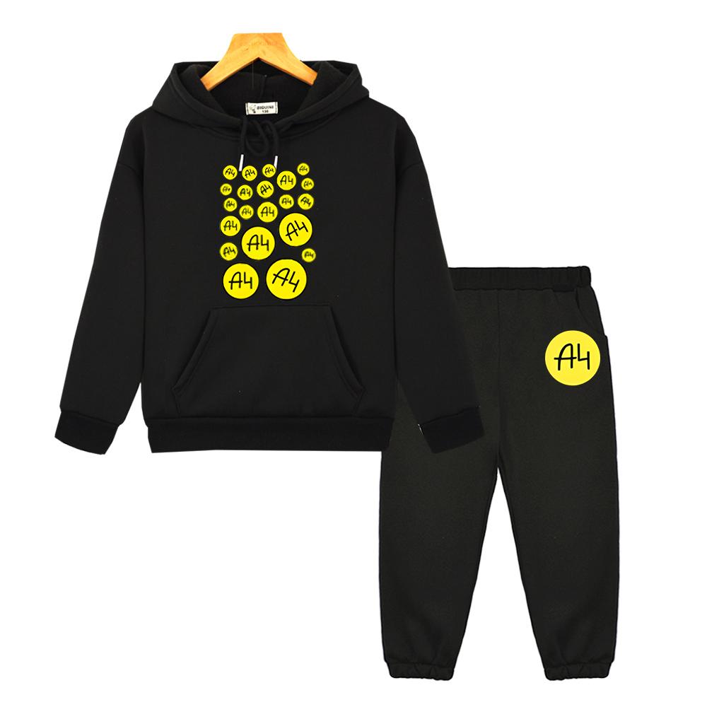 

Влад паперовий А4 Аніме Толстовка Осінній Світшот Унісекс Одяг для хлопчика і дівчинки Мерч А4 Комплекти з капюшоном Пуловер Куртка дитячий бутик одягу 160 чорний