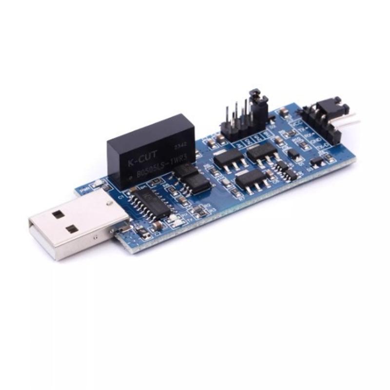 Fast Speed Optically Isolated USB To Serial Converters Module With CH340 Chipset Adjustable Signal Level And 2Mbps