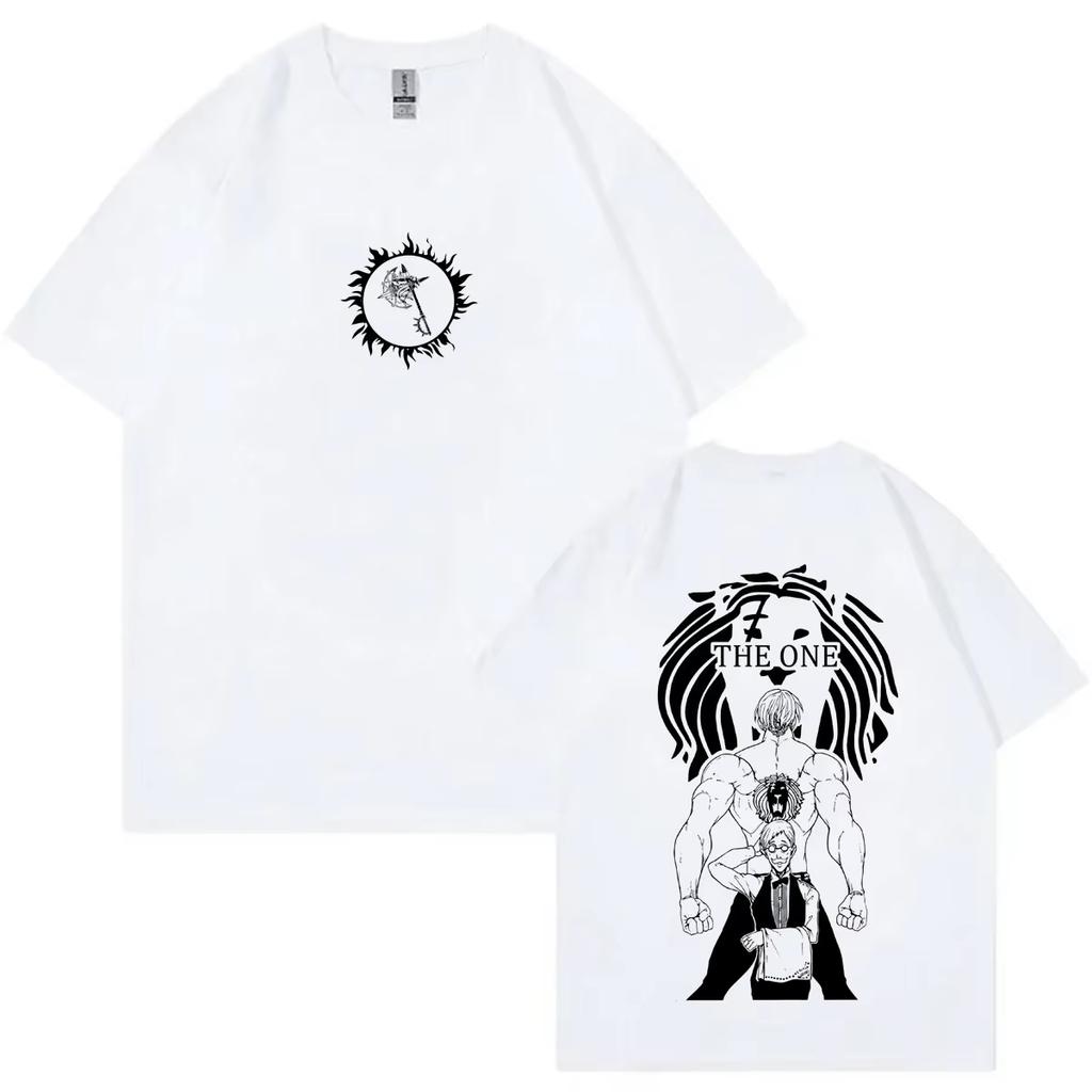 Summer Hot Sale Anime The Seven Deadly Sins Tshirt Lions Sin Of Pride Escanor T Shirt Unisex Harajuku Hip Hop Punk Tshirt