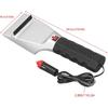 Auto Heated Ice Scraper Snow Shovel Plastic Metal 12V 18W 60°C 110.24in 3 Min Fast Heat Electric Windshield for Cars Trucks SUV