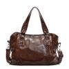 Soft PU Tote Bag Women Large Capacity Shoulder With Rivets Casual Crossbody Daily Use