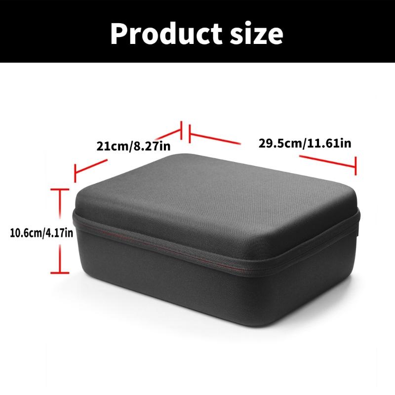 Portable Hair Dryer Carrying Case Anti Shock Storage Bag Compact Protections Cover Soft Cushioned Storage Case for HD16