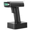 Deli Wireless Barcode & QR Code Scanner with Charging Base and LED Screen