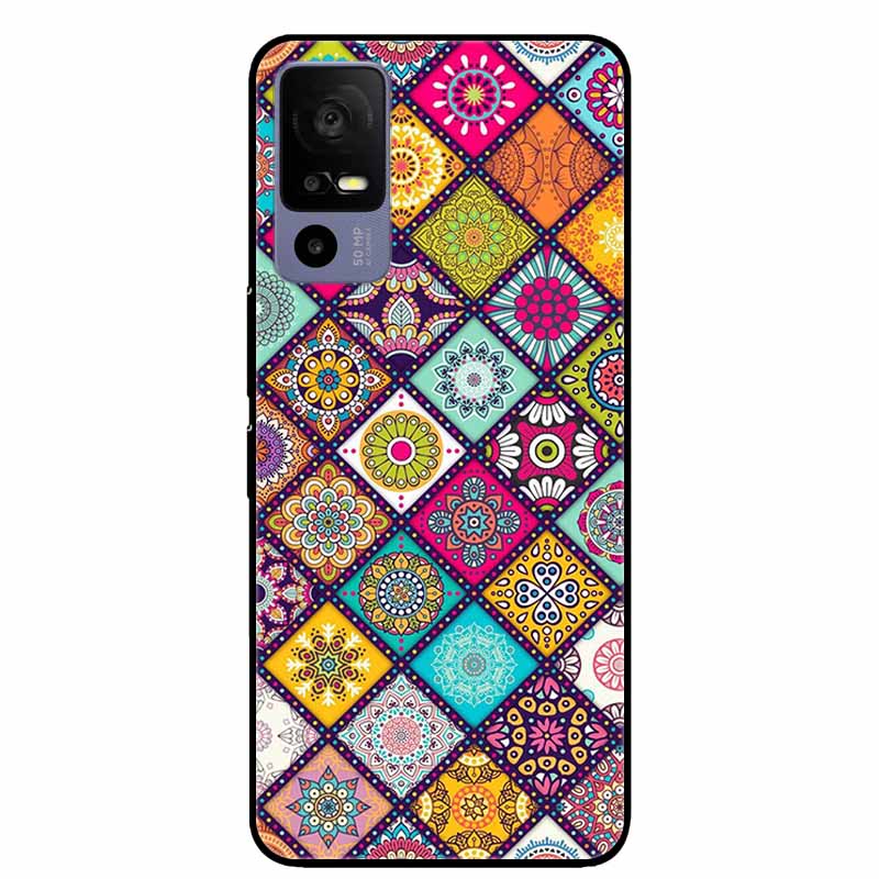 For TCL 40 R 5G Case Fashion Marble Soft TPU Silicon Back Cover for TCL 40R T771K T771H Phone Cases Protect Funda Shells Paras