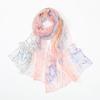Elegant Design Chiffon Scarf Print Pattern Sun Protection Scarf New Shawl Wrap  Women Wear