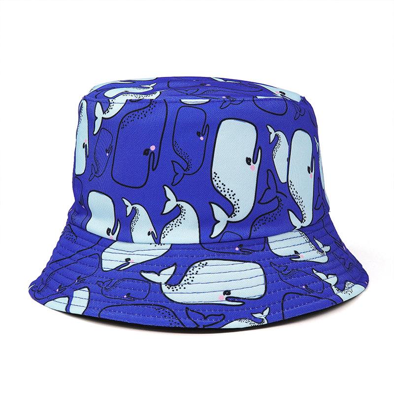 XUANCUI Manufacture Summer Outdoor Casual Cap All Over Print Strawberry Fruit Bucket Hat
