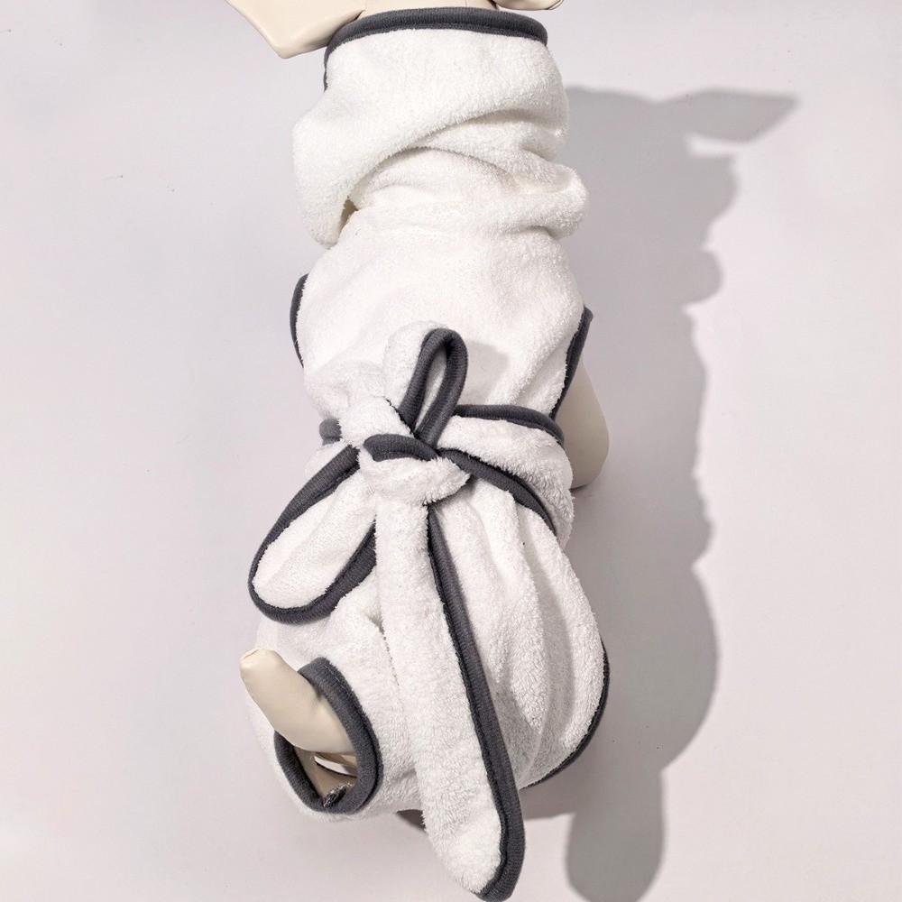 Absorbent Dog Bath Robe Coral Fleece Dog Bath Towel Pet Supplies Pet Bathrobe Towel  Indoor Outdoor