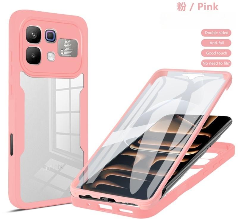 Fundas For Infinix Note 60 Pro Note Edge 5G INFINIX Smart 20 4G Hot 60 Pro + 60i 360 Full Body Screen Protector Transparent Case