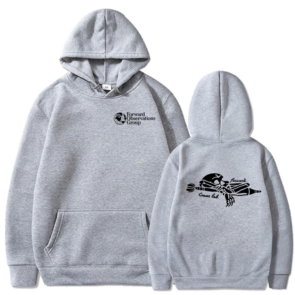 Forward Observations Group Skeleton Hoodies Men Women Clothing Oversized Hooded Sweatshirts Fashion Gothic Long Sleeve Pullovers