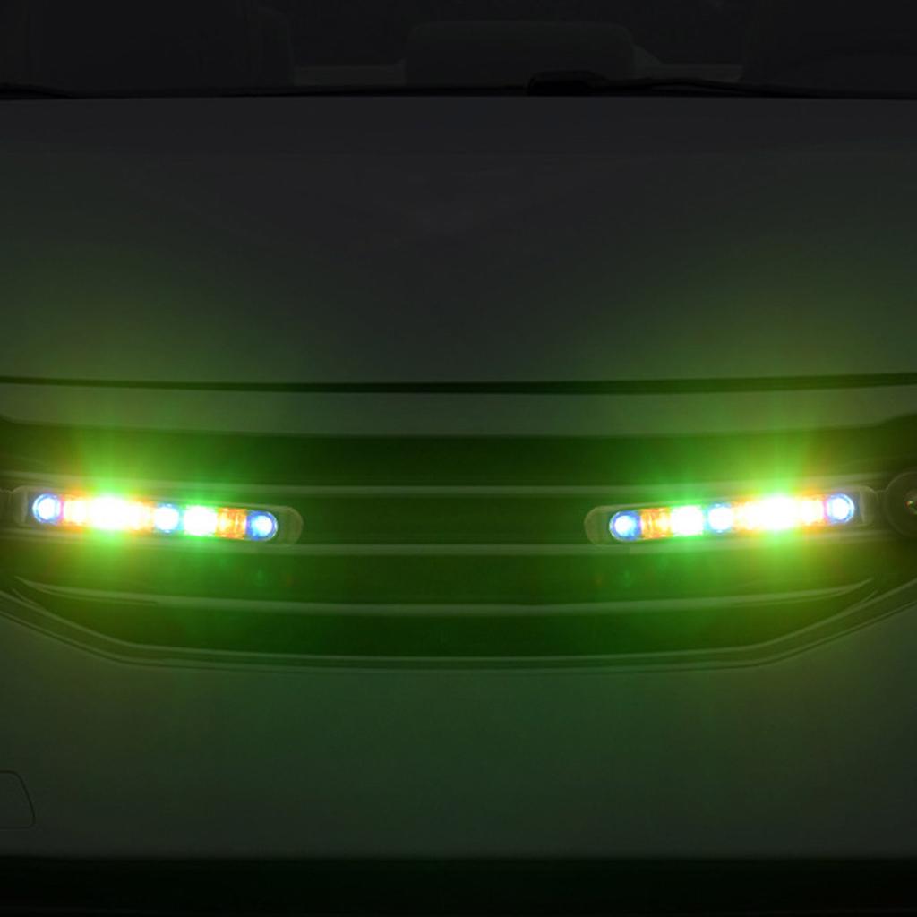 Wind Powered LED Lights Versatile LED Wind Driven Car Mesh Lights for Car Radiators Easy Installation No Battery Needed