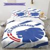 F.C. København Bedding Quilt Set Quilt Cover Pillowcase Home Decoration Birthday Gift (1 * duvet cover + 2 * pillowcase, without core)
