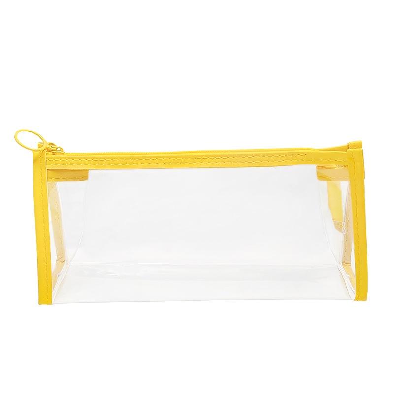 Clear PVC Pen Bag Pencil Case  Ins DIY Pattern, Pencil Pouch, Portable Pencil Bag, Pen Case for School & Office