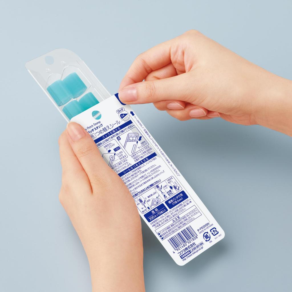 KOKUYO One Patch Stamp Refill Sticker Pack of 10 Ta-PS3X5