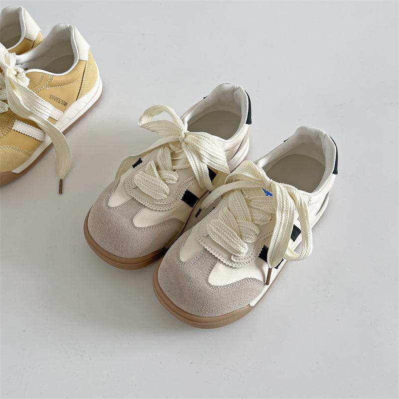 

Fashion and lightweight retro yellow versatile platform Agande training shoes women s 2025 new spring lightweight casual board shoes 35 бежевый