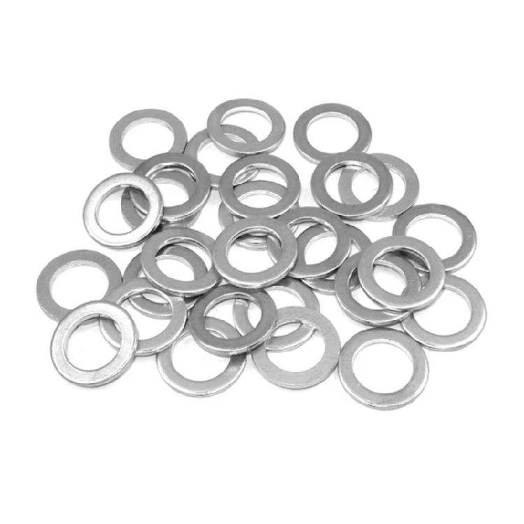 20Pcs Car Engine Bottom Oil Drain Plug Seal Washers Replacement Aluminum 14MM Seal Gaskets Auto Accessories
