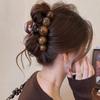 Retro Acrylic Bead Hair Claw Clip Large Non-Slip Jaw Clips for Thick Hair Fashion Hair Accessories for Women & Girls