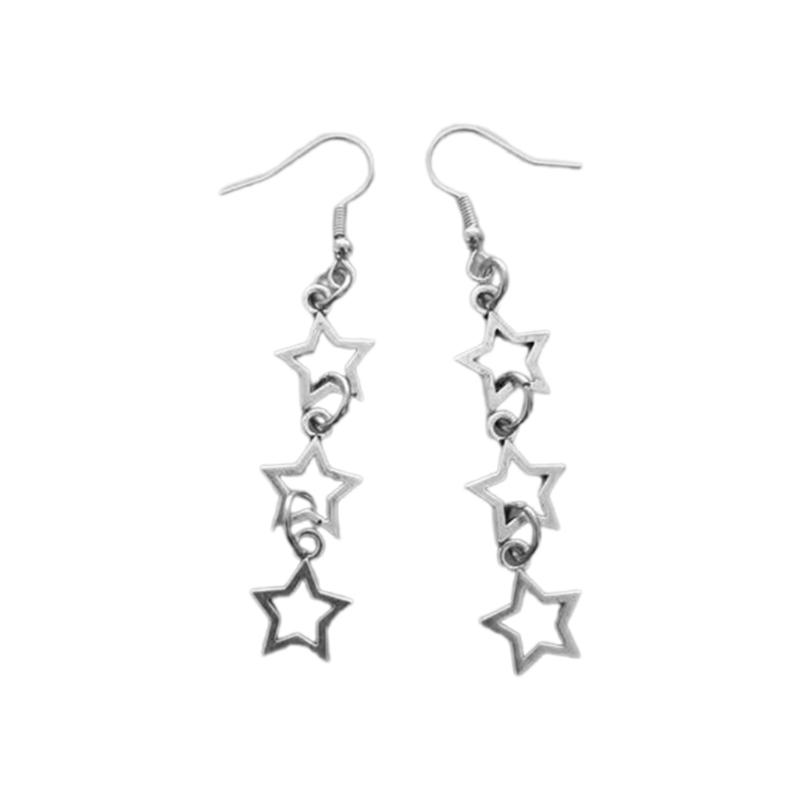 

Hollow Star Long Tassels Earrings Simple Drop Dangle Earrings Party Jewelry Fashion Piercing Earrings Comfortable to Wear 1
