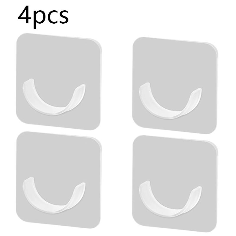 Self Adhesive Telescopic Pole Support Sticker Punch-free Household Telescopic Rod Holder Crossbar Wall Hooks Fixing Bracket