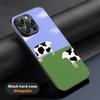Cow print cteative painting art pattern Phone Case For iPhone 16 15 14 13 12 11 Plus Pro Max Limited Black hard case Sheepskin