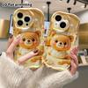 Phone Case: 2D flat design suitable for iPhone 18 17 16 15 14 13 Pro protective case, chef little bear, perfect Christmas and Halloween holiday gift