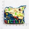 Italie Fridge Magnets Italy Rome Sicilia Siena Florence Colosseo Tourism Refrigerator Magnets Souvenir Home Kitchen Decoration