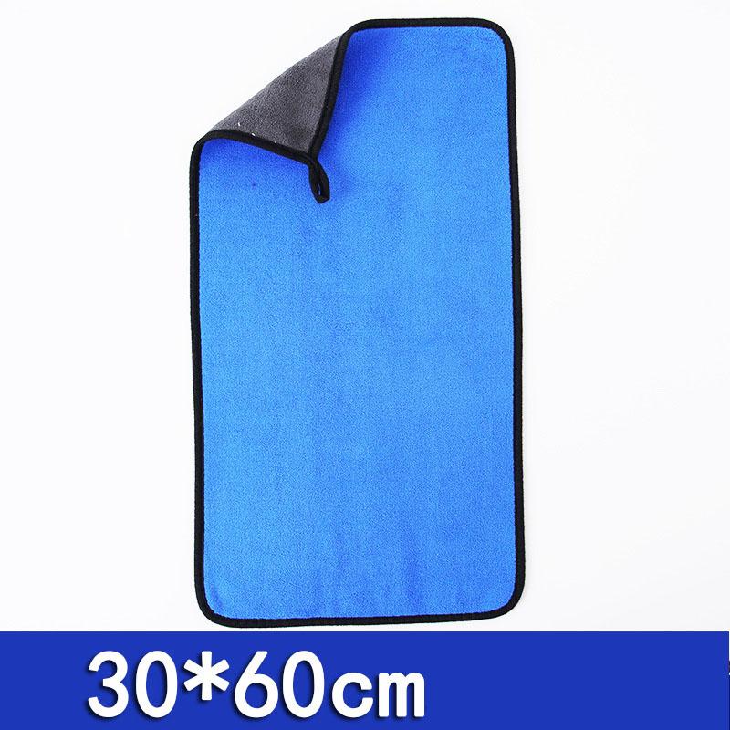 Thickened Car Washing Towel Double Layer Microfiber Cleaning Towels Car Window Glass Detailing Drying Cloths Auto Wash Supplies